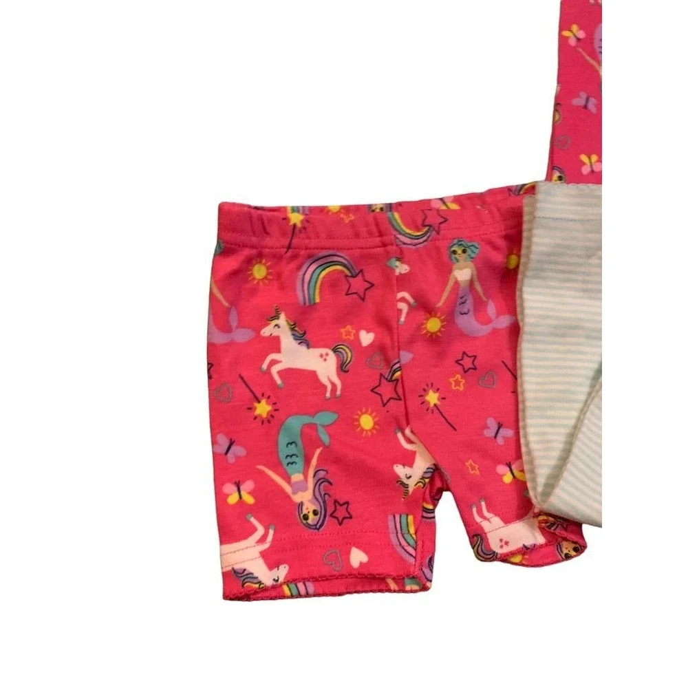 12 Months New Carters 4 Piece Pajama PJ Mermaid Unicorn Girls Can be Anything